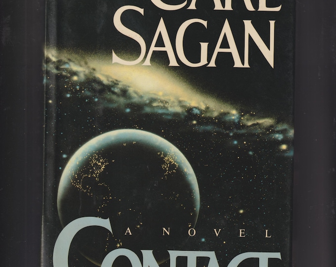 Contact by Carl Sagan (Hardcover: Science Fiction) 1985 First Edition