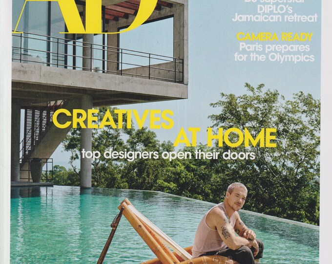 Architectural Digest June 2024 DJ Superstar DIPLO's Jamaican Retreat, Creatives At Home  (Magazine: Home Decor)