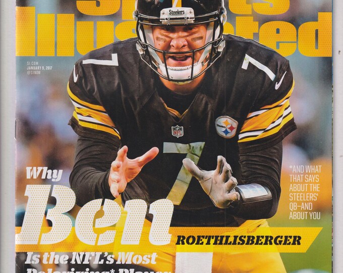 Sports Illustrated January 9, 2017 Ben Roethlisberger, NFL Playoffs, CFP Championship (Magazine: Sports, Football)
