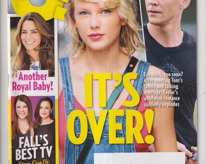 US Weekly September 19, 2016 Taylor Swift, Tom Hiddleston,  Princess Kate, Rihanna and Drake (Magazine: Celebrity, Gossip)