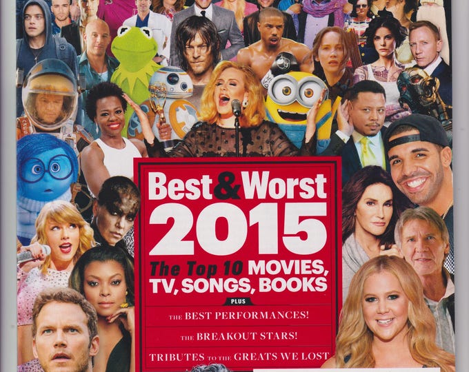 Entertainment Weekly December 18-25, 2025 The Best and Worst of 2015 (Magazine: Film, TV, Music, Books, Celebrities)