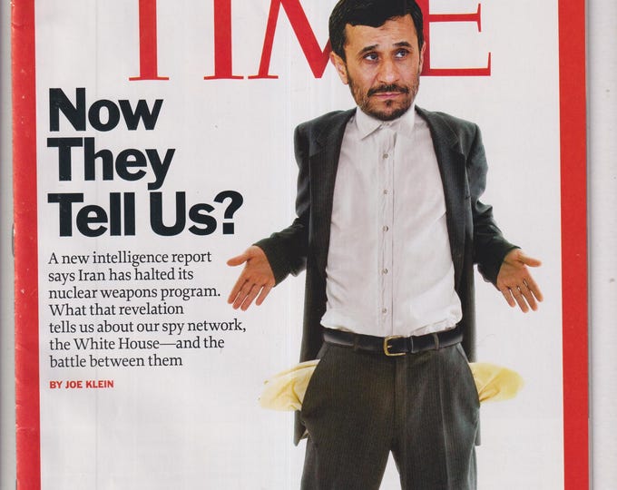 Time December 17, 2007 Iran's Nuclear Weapons, Fort Dix Six,  Polls ( Magazine: News, Current Events)