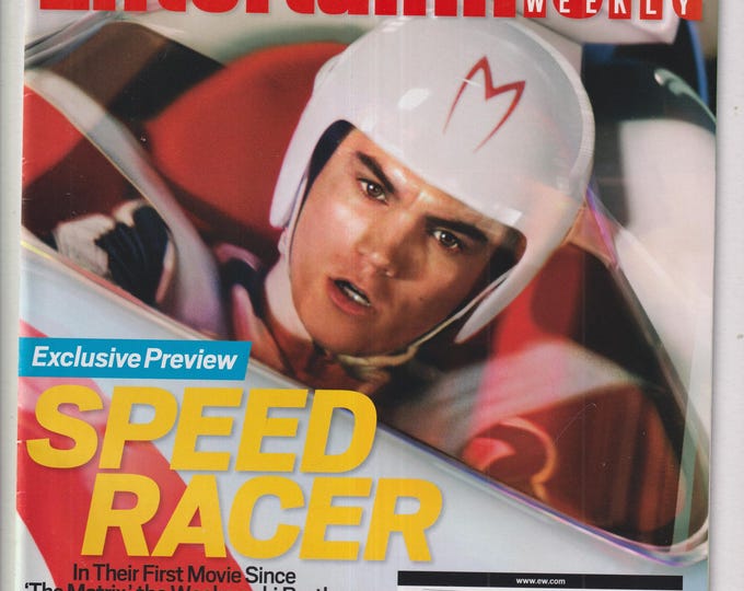 Entertainment Weekly April 4, 2008 Speed Racer, Battlestar Galactica, Gnarls Barkley, The Hills  (Magazine: Movies, Music, Celebrities)