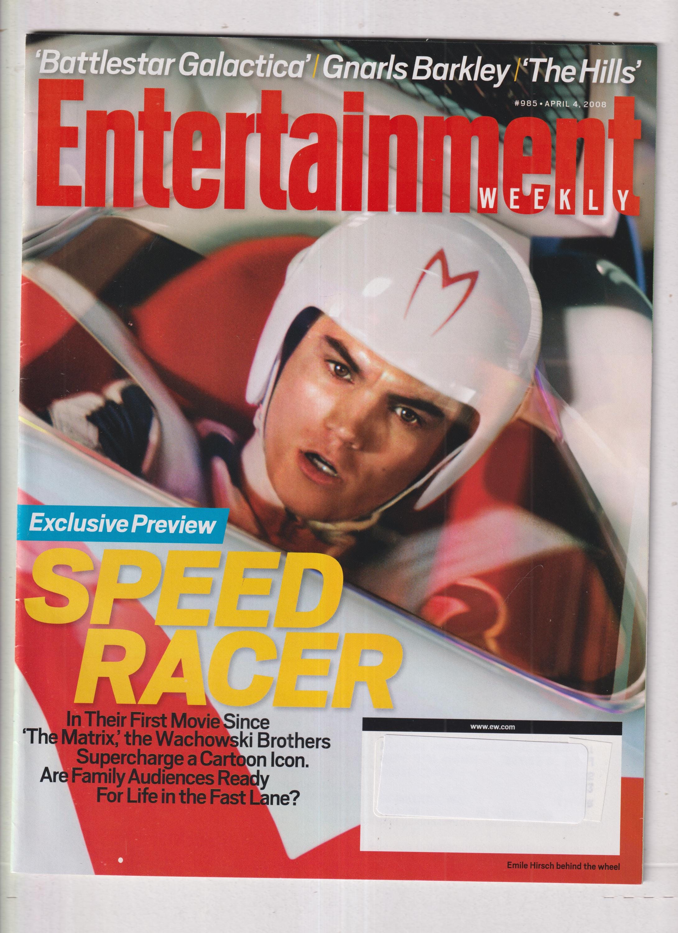 最新コレックション 2008 4, April Weekly Entertainment Speed Battlestar Racer, 鉄道模型