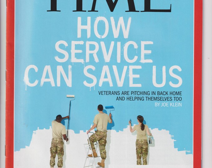 Time July 1, 2013 How Service Can Save Us, Iran, Buddhist Terror, Bossy Cars  (Magazine: Politics, Current Events)