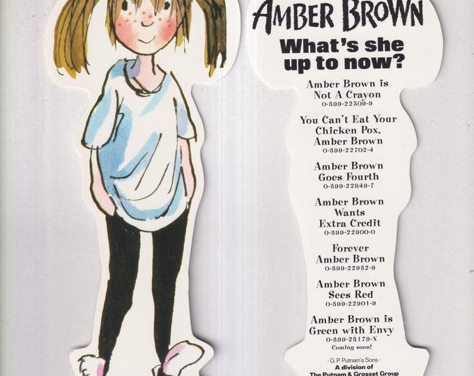 Vintage Amber Brown Bookmarks (Set of 2) (Bookmarks: Children's Book Series) 1997
