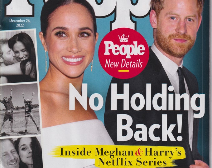 People December 26, 2022 Meghan & Harry, Celine Dion, Jay Leo (Magazine: Celebrity)