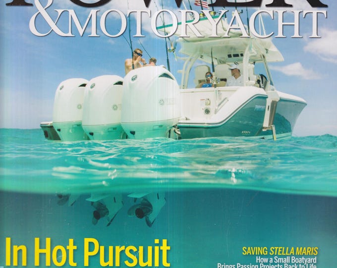 Power & MotorYacht October 2017 Bahamas Special, Emergency At Sea, Saving Stella Maris (Magazine: Boating, Outdoor Recreation)