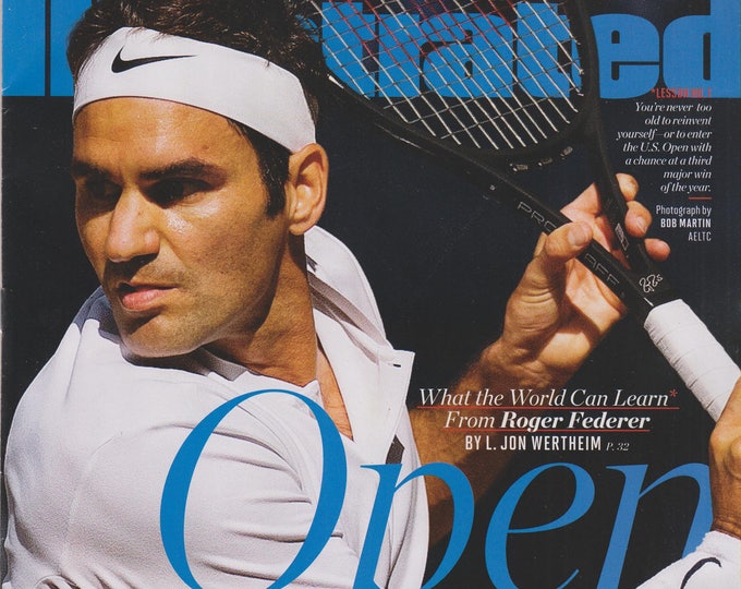 Sports Illustrated August 28, 2017 Roger Federer - Open Your Mind