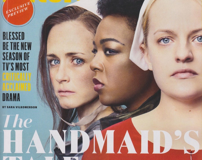 Entertainment Weekly April 20, 2018 The Handmaid's tale (Alexis Bledel, Samira Wiley & Elisabeth Moss)
