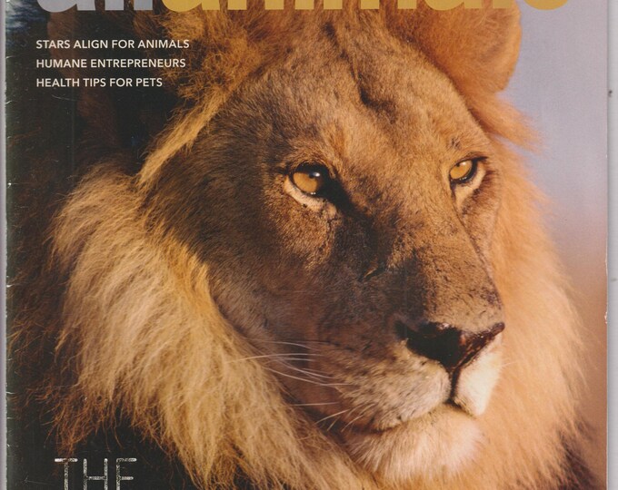 AllAnimals January February 2016 The Vanishing Lions, Stars Align For Animals (Magazines: Animals)