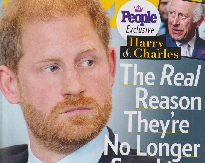 People August 12, 2024 Prince Harry & King Charles, Lady Gaga (Magazine: Celebrity, Gossip)