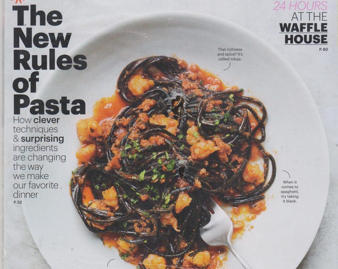 Bon Appetit March 2015 The New Rules of Pasta, The Comfort Food Issue, America's Best Bread (Magazine:  Cooking, Recipes)