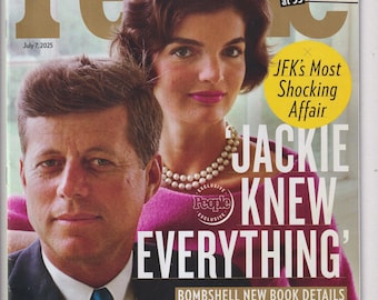 People July 7, 2025 Jackie Kennedy, John F. Kennedy,  Anne Burrell, (Magazine: Celebrity)