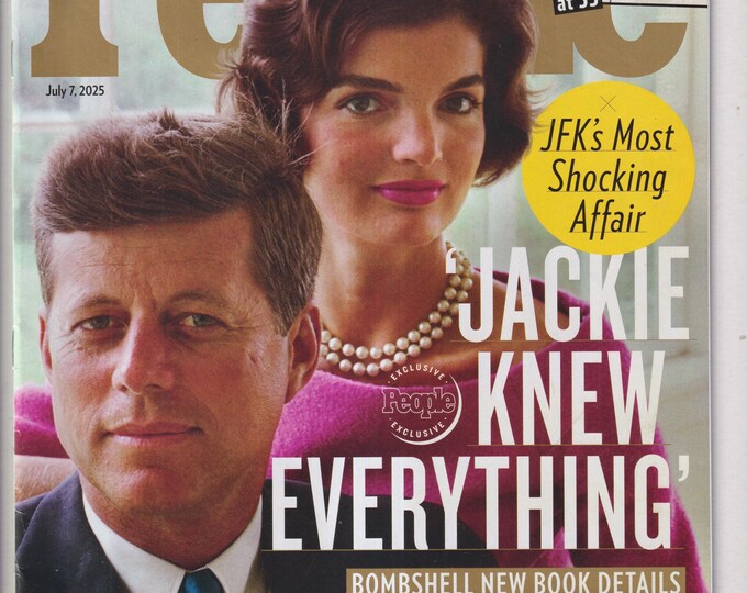 People July 7, 2025 Jackie Kennedy, John F. Kennedy,  Anne Burrell, (Magazine: Celebrity)