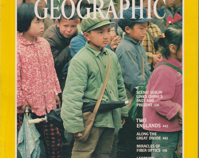 National Geographic October 1979 (with Map) Guilin Links China, Two Englands, Great Divide, Walrus   (Magazine Nature, Geography, History)