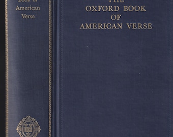 The Oxford Book of American Verse  (Hardcover: Poetry) 1950