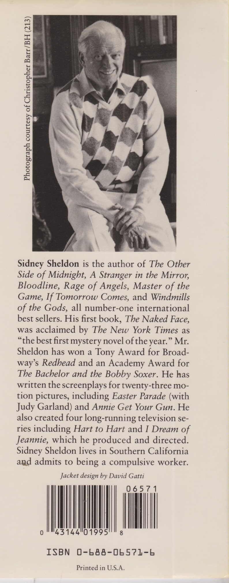 Las arenas del tiempo, de Sidney Sheldon (Tapa dura: Thriller, Espionaje) 1988FE imagen 3
