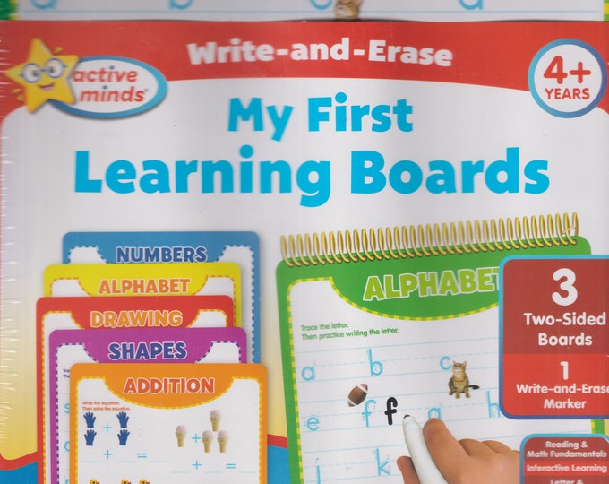 Active Minds Write-And-Erase My First Learning Boards by Sequoia Children's Publishing (Spiral  Boardbook: Children's Educational) 2018