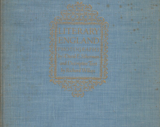 Literary England Photographs by David E. Scherman  (Hardcover: England, Literary Places, British Literature) 1944