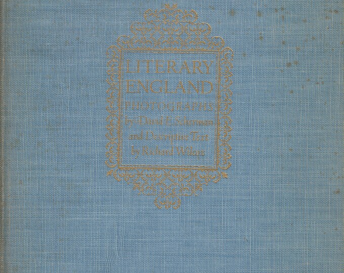 Literary England Photographs by David E. Scherman  (Hardcover: England, Literary Places, British Literature) 1944