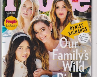 People March 3, 2025 Denise Richards, Luigi Mangione, Jessica Simpson (Magazine: Celebrity, Gossip)