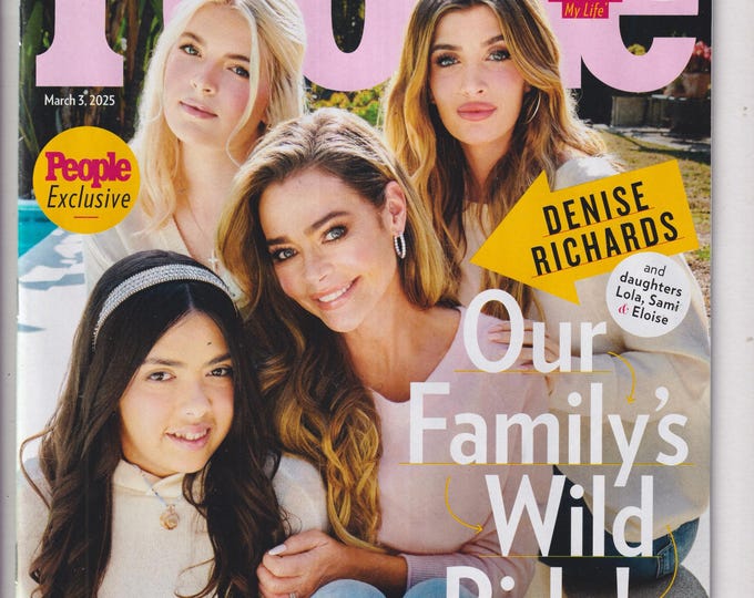 People March 3, 2025 Denise Richards, Luigi Mangione, Jessica Simpson (Magazine: Celebrity, Gossip)