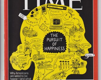 Time July 9-15, 2013 The Pursuit of Happiness, Summer Double Issue, Books for the Beach (Magazine: Politics, Current Events)