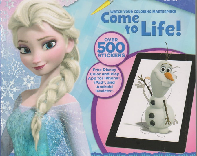 Disney Frozen Color and Play With Over 500 Stickers (Softcover: Children's, Coloring) 2015