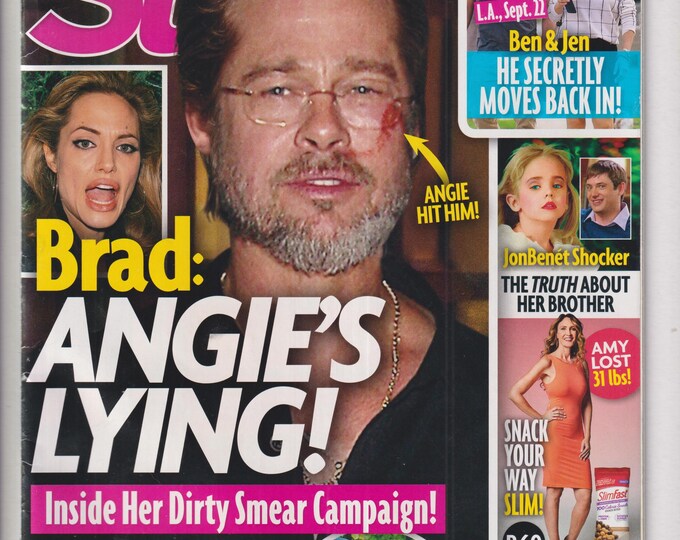 Star October 10, 2016 Brad Pitt, Angelina Jolie, Ben Affleck,  Jennifer Garner,  JonBenet Ramsey (Magazine: Celebrity, Gossip)