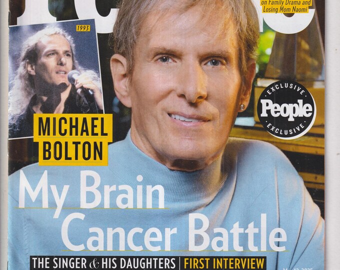 People May 12, 2025 Michael Bolton, The Judds, Elizabeth Hurley, Billy Ray Cyrus (Magazine: Celebrity)