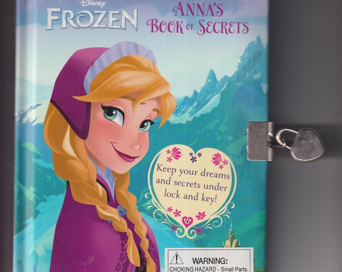 Disney Frozen Anna's Book of Secrets with Lock & Key (Hardcover: Juvenile Journal) 2013