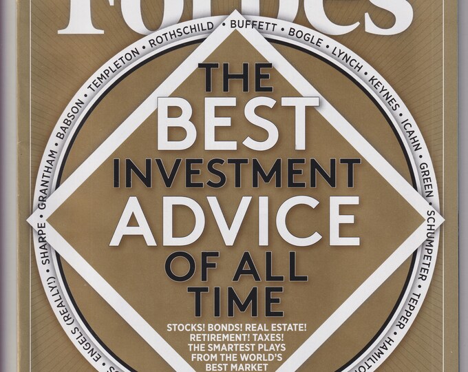 Forbes June 30, 2014 Best Investment Advice of All Time, Insider's Guide to Getting Rich (Magazine: Business, Finance)