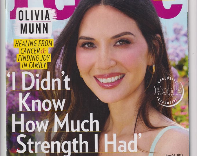 People June 16, 2025 Olivia Munn, King Charles and Prince Harry, The Beckham Family (Magazine: Celebrity)