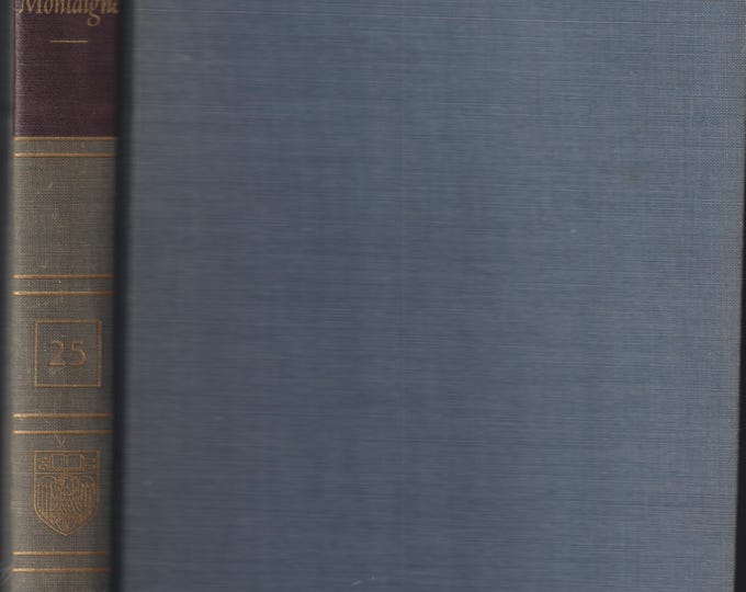 Montaigne - Great Books of the Western World   (Hardcover: Philosophy, Essays) 1952