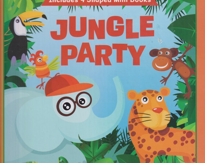 Jungle Party 5-in-1 Books includes 4 Shaped Mini Books   (Board book, Children's, Picture) 2017