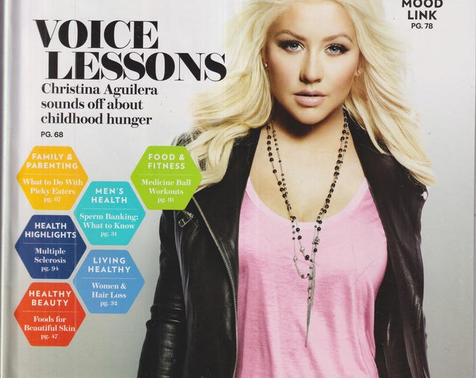 Web MD March April 2016 Christina Aguilera Sounds Off About Childhood Hunger, The Food-Mood Link  (Magazine: Health & Fitness)