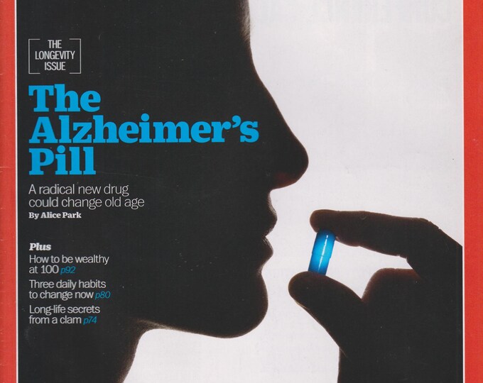 Time February 22-29, 2016 The Longevity Issue, The Alzheimer's Pill  (Magazine: News, Politics,  Current Events)
