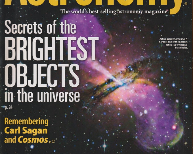 Astronomy July 2013 Brightest Objects in the Universe,  Remembering Carl Sagan (Magazine: Astronomy, Science)