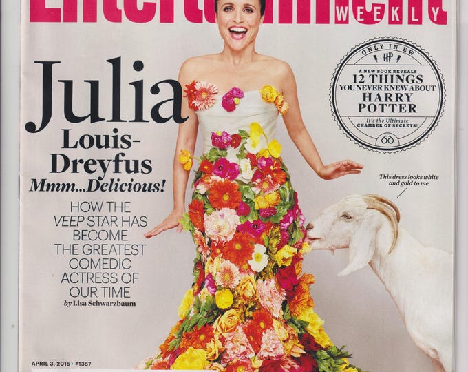 Entertainment Weekly April 3, 2015 Julia Louis-Dreyfus, Jesse Eisenberg, Harry Potter (Magazine: Movies, Music, TV, Celebrities)