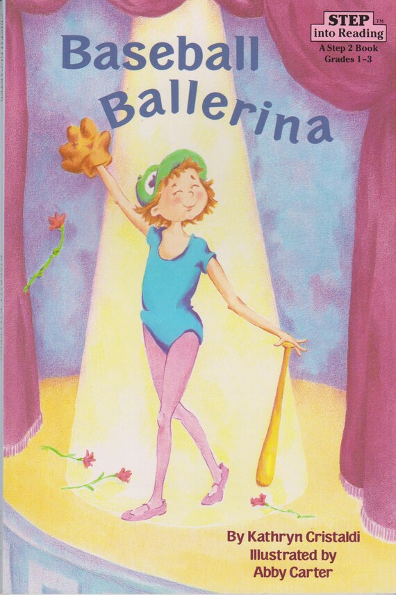 Baseball Ballerina Step Into Reading Step 2 Softcover Etsy Baseball Ballerina Step Into Reading Step 2 Softcover Etsy