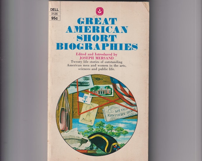Great American Short Biographies (Dell 3126) (Paperback: Biography) 1974