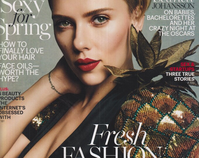 Marie Claire March 2017 Scarlett Johansson, Sexy for Spring, Fresh Fashion  (Magazine: Women, Fashion, Lifestyle)