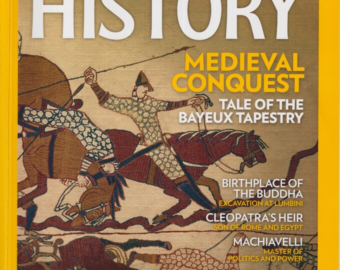 National Geographic History September October 2020 Medieval Conquest, Lumbini, Cleopatra's Son, Machiavelli, (Magazine: History)