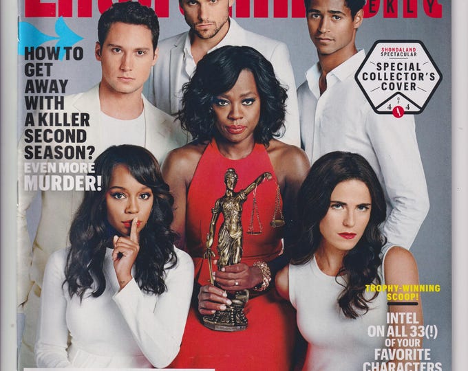 Entertainment Weekly September 11, 2015  Viola Davis and Cast of How to Get Away With Murder, Collector's Cover #4 (Magazine: Celebrities)