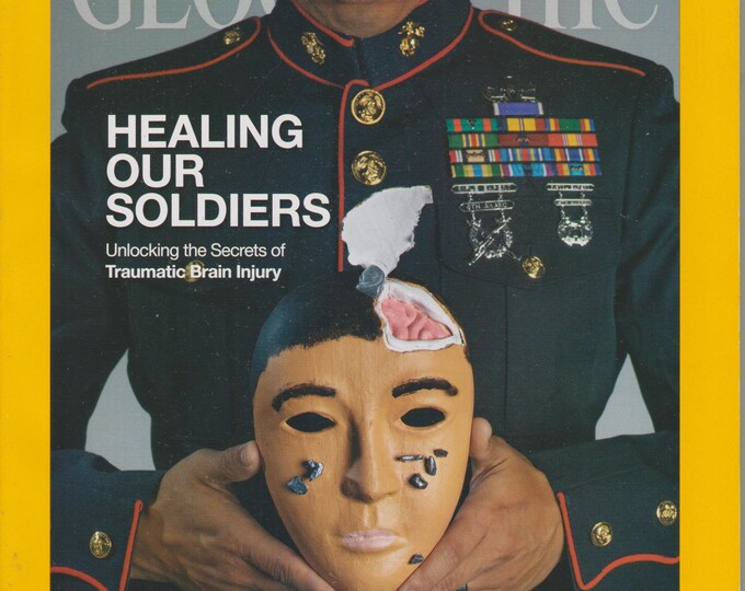 National Geographic February 2015 Healing Our Soldiers, Hawaii, Mites, Florida (Magazine: General Interest)