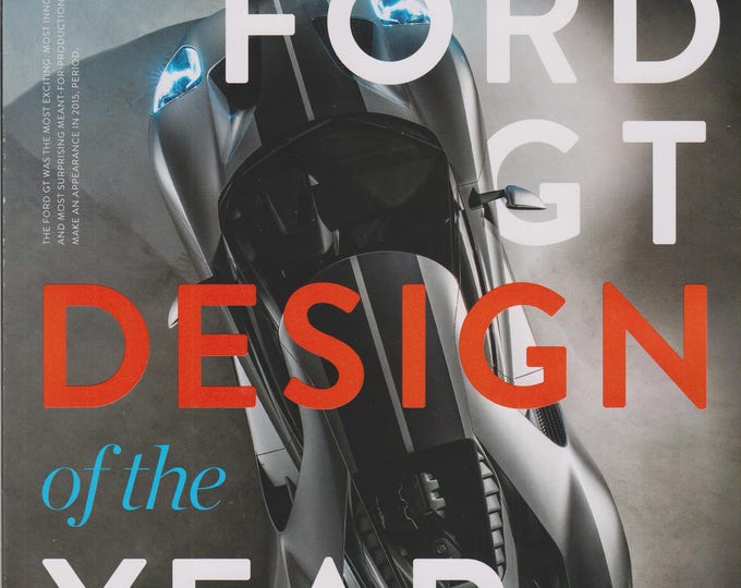 Automobile January 2016 Ford GT Design of the Year