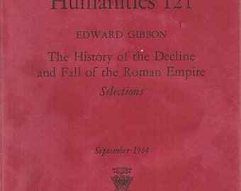 Selections from The History of the Decline and Fall of the Roman Empire  by Edward Gibbon  (Trade Paperback: History) 1964
