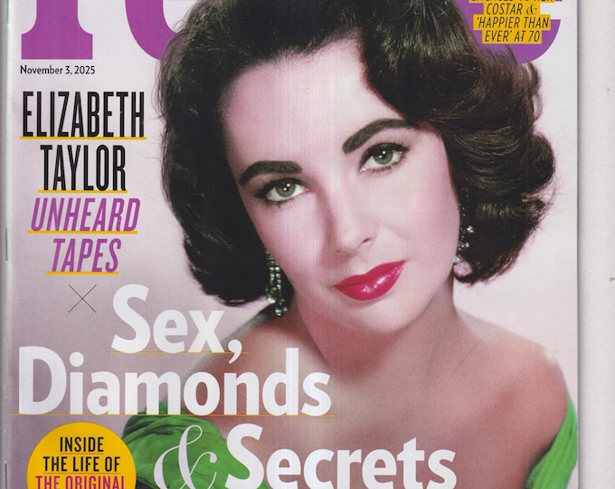 People November 3, 2025 Elizabeth Taylor, Britney Spears, Reba McEntire (Magazine: Celebrity)