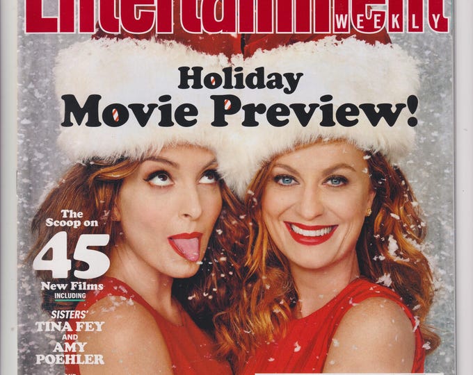 Entertainment Weekly November 6, 2015 Holiday Movie Preview! Tina Fey, Amy Poehler, Adele, Jussie Smollett (Magazine: Film, TV, Celebrities)
